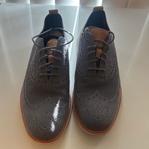 Cole Haan original Grand brand blueish grey dress shoe